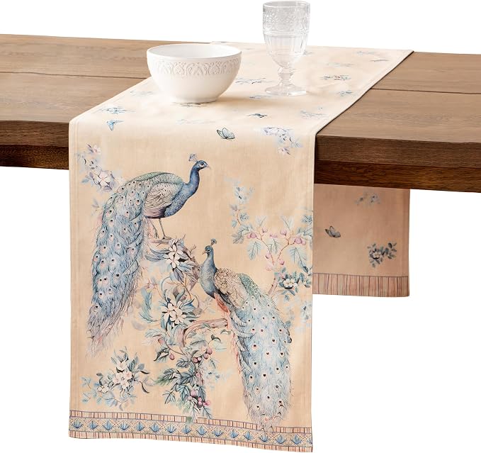 Maison d' Hermine Table Runner 100% Combed Cotton 14.5"x108" | Table Runners by MaisondHermine