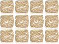 Napkin Rings Set of 12 Metal Gold Round Napkin Rings Buckles by Shafa+impex