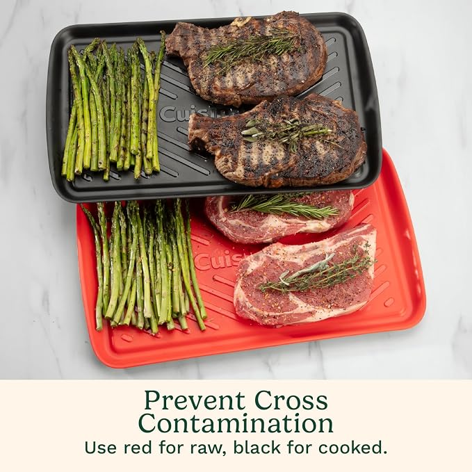 Cuisinart Grilling Prep and Serving Tray, Dishwasher-Safe, 2-Pc Nesting Set | - Image 6