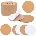 28PCS Self-Adhesive Cork for DIY Coasters | 3.74" Round Coasters for DIY Crafts by SOKOSEY