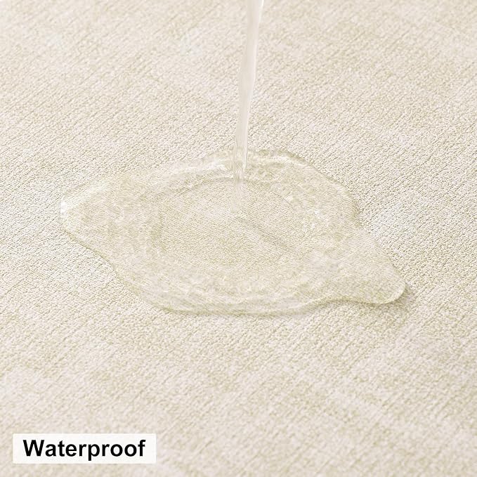 Round Faux Leather Placemat and Coaster 6 Packs, Washable Heat Resistant Dining - Image 6