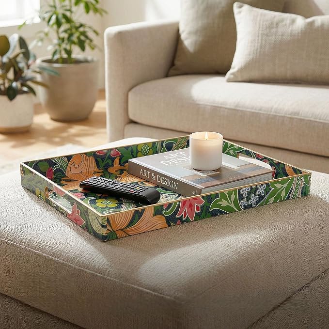Decorative Tray, Marbling Plastic Tray - Image 3