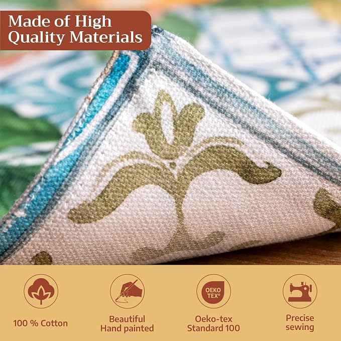 Maison d' Hermine Placemats Set of 4 Reusable 100% Cotton | Cloth Place Mats - Image 3