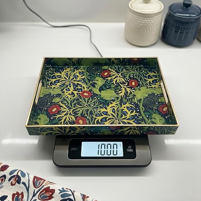 15.8" x 11.8" Navy Green Plastic Serving Tray - Image 4