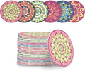 Restaurantware Round Paper Floral Coaster, 48 Pack by Restaurantware