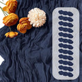 12 Pack Navy Blue Cheesecloth Table Runner 17 x 108 Inch Gauze Table Runner by Unknown