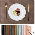 MOSAYT Vinyl Placemats Set of 6-12 X 17 Inch by MOSAYT