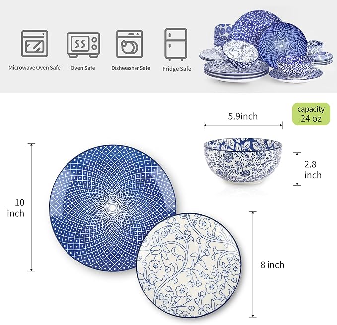 Selamica Ceramic Dinnerware Sets - Image 3