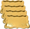 Gift Boutique 10 Gold Rectangle Trays by GiftBoutique