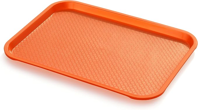 New Star Foodservice Fast Food Tray, 12 x 16 Inch Reusable Plastic Cafeteria - Image 3