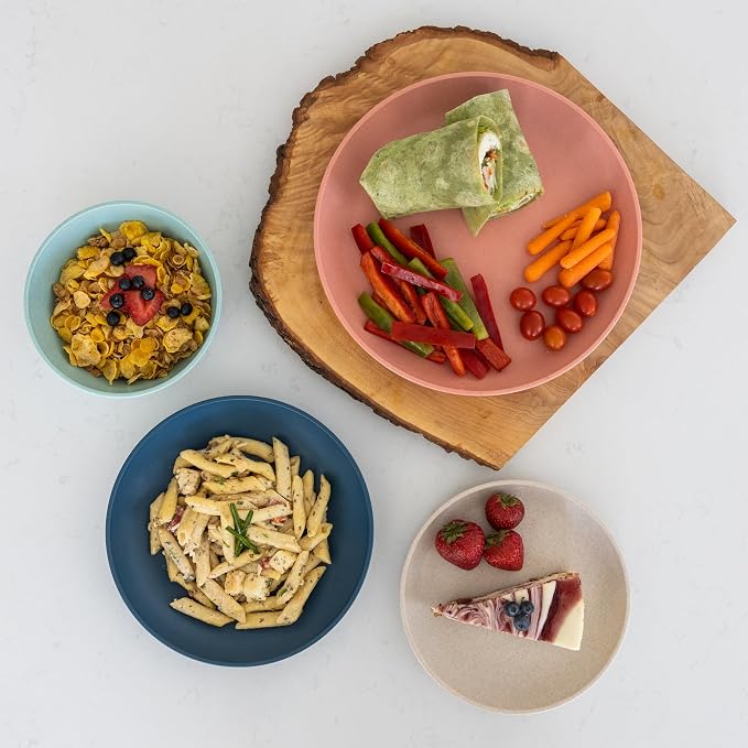 Grow Forward 16-piece Premium Wheat Straw Dinnerware Sets - Image 5