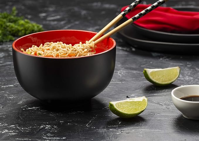 KooK Ramen Bowl, Japanese Bowls, Noodle Bowls, Large Soup Bowl, Large Capacity - Image 3