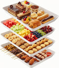 Serving Trays, Serving Platter, Plastic Trays, Rectangular, by Unknown
