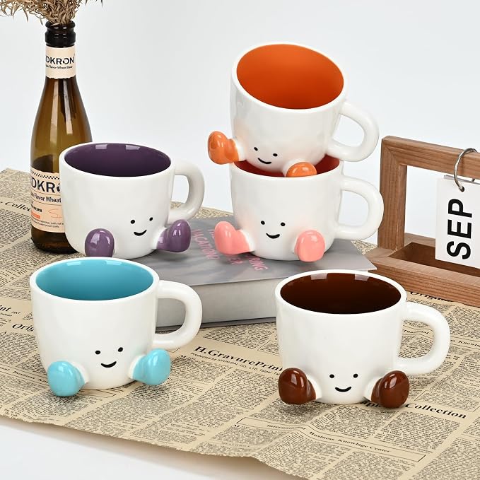 Coffee Mugs, Cute funny Mug For Women, 12.8oz/380ml Unique Ceramic Coffee Tea - Image 9