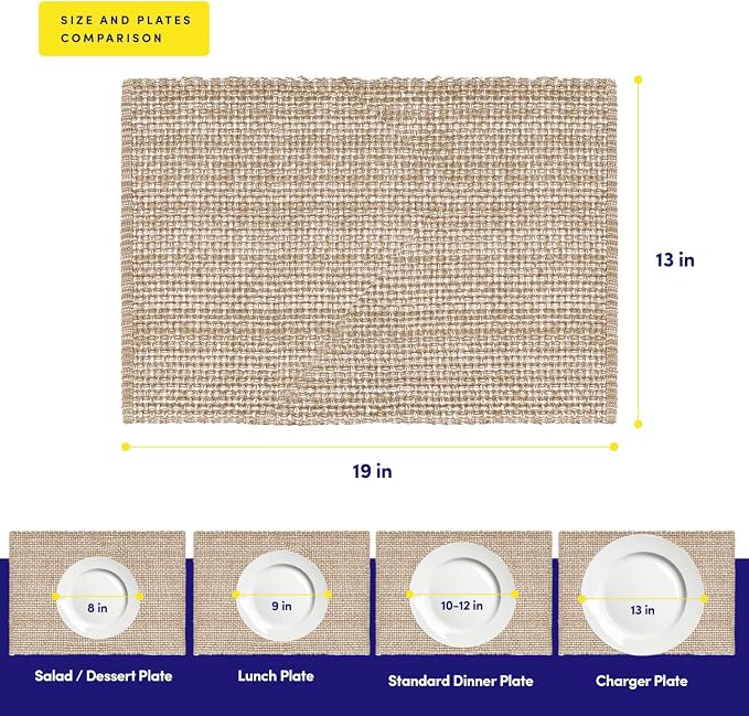 Sweet Home Collection 100% Cotton Placemats - Image 8