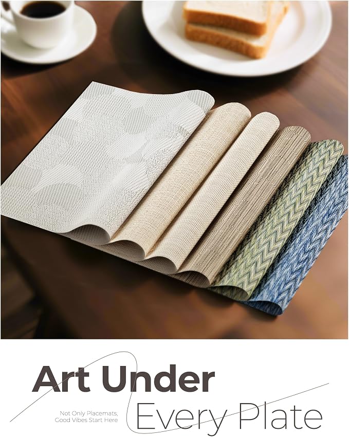 Leetaltree Light Brown Placemats Set of 4 - Image 8
