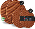 4 Pack Silicone Trivet for Hot Dishes | Heat Resistant Silicone Pot Holders for by Joyhalo