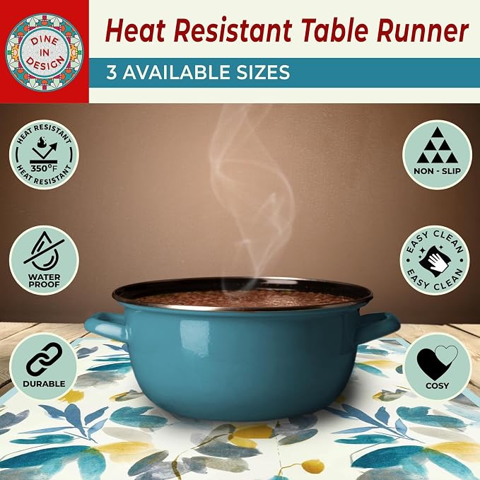 Heat Resistant Table Runner, 39 x 12 Inch - Image 5