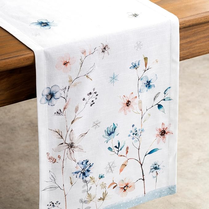 Maison d' Hermine Table Runner 100% Cotton 14.50" x 90" | Table Runners 90 - Image 9