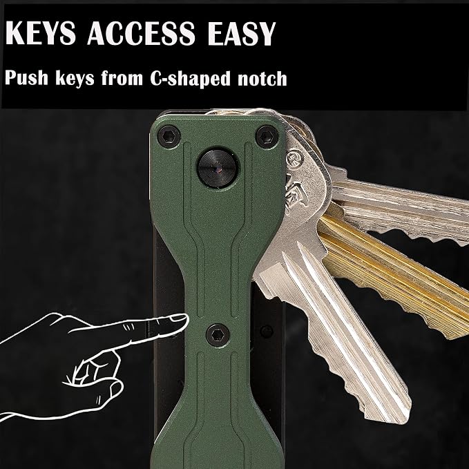 Key Organizer Minimalist Innovative Keyholder Compact Keys Organizer Smart - Image 3