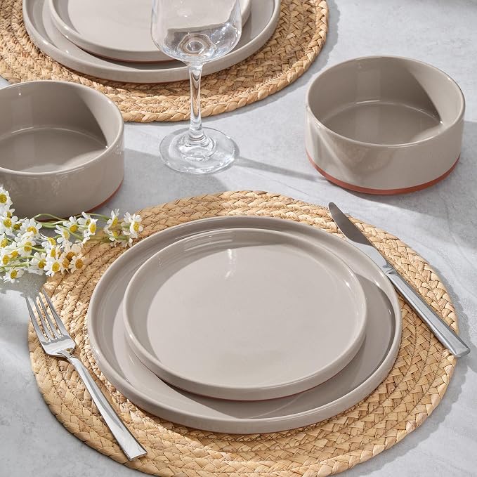 LIANYU Stoneware Dinnerware Set Service - Image 6