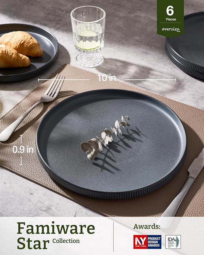 famiware Star 10/8 inches Dinner Plates Set - Image 3