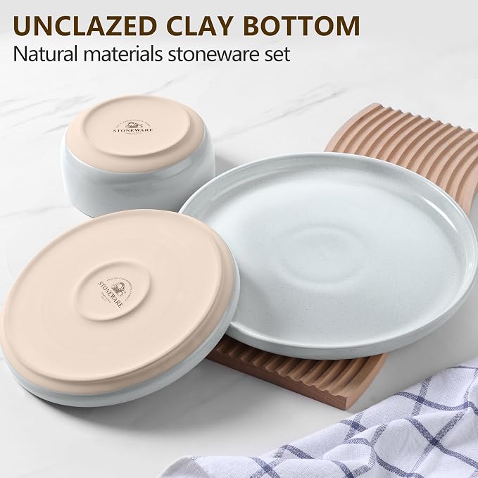 LIANYU Ceramic Dinnerware Dish Sets, Plates and Bowls Sets - Image 2