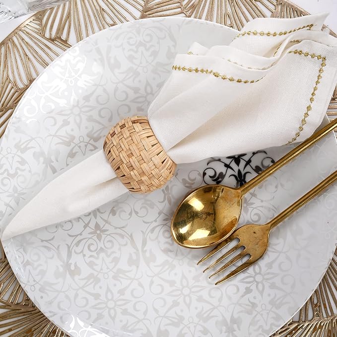ALPHA Living HOME Farmhouse Napkin Rings - Image 6