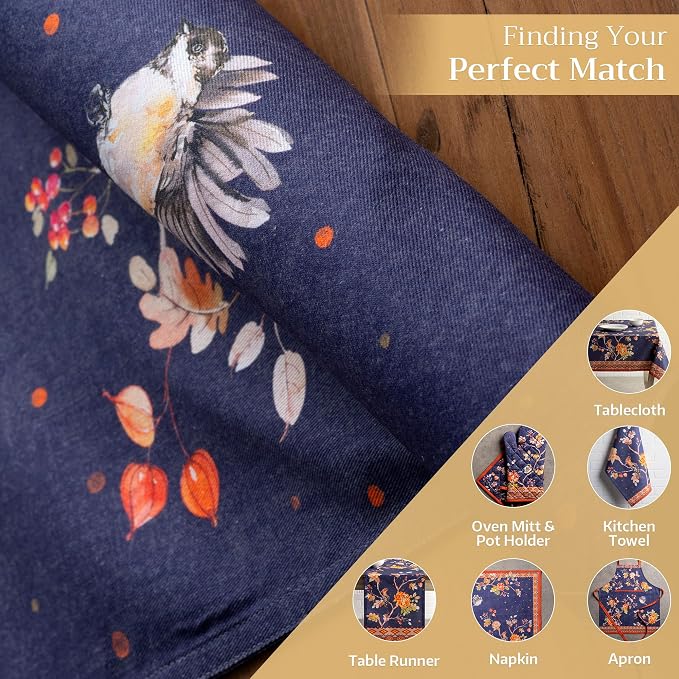 Maison d' Hermine Placemats Set of 4 Reusable 100% Cotton | Cloth Place Mats - Image 5