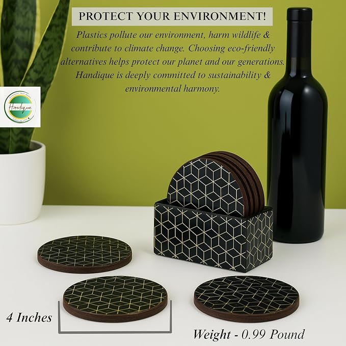 Wooden Coasters for Drinks - Image 8