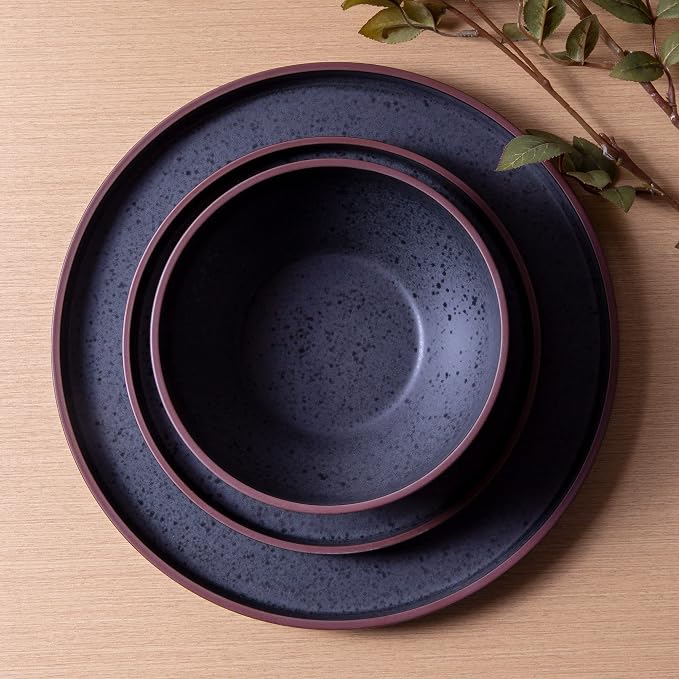 LERATIO Salad Plates, 8.0 inch ceramic plates, Ceramic Salad Plates Set of 6 - Image 5