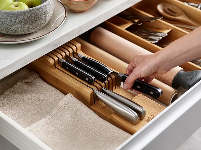 Joseph Joseph DrawerStore Compact Knife Organizer, holds up to 9 knives - Image 5