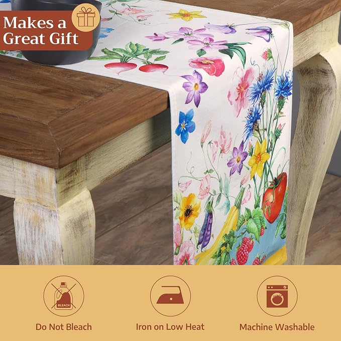 Maison d' Hermine Table Runner 100% Cotton 14.50" x 108" | Table Runners 108 - Image 5