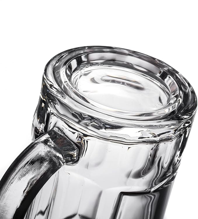 2 Pack Heavy Beer Mugs, Large Beer Glasses - Image 4