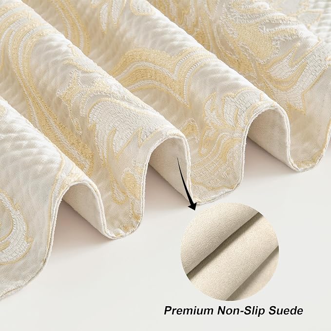 Loom and Mill Elegant Damask Jacquard Table Runner 13x108 inch - Image 4