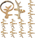 12 Pcs Napkin Rings Set by ALPHALivingHOME