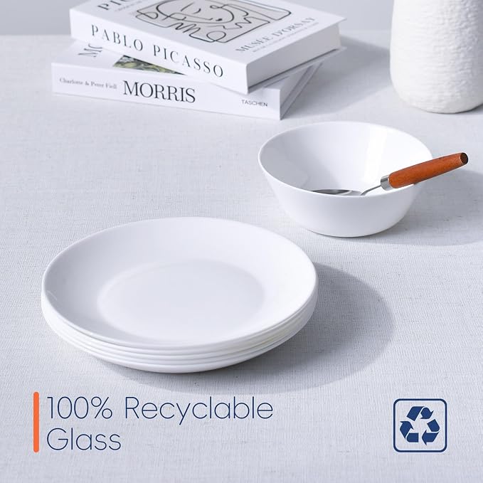 8.5 Inch Salad Plate Set of 6, fruit and versatile kitchen serving - Image 7