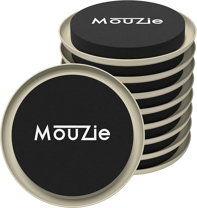 8 Beige 3 1/2 Inch Reusable Heavy-Duty Mover Large Appliance and Furniture by MouZie-MovingMadeEasy