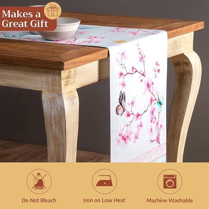 Maison d' Hermine Table Runner 100% Cotton 14.50" x 72" | Table Runners 72 - Image 5