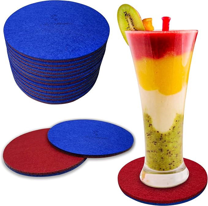 A&A Wonders Premium Felt Coasters by AAWONDERS