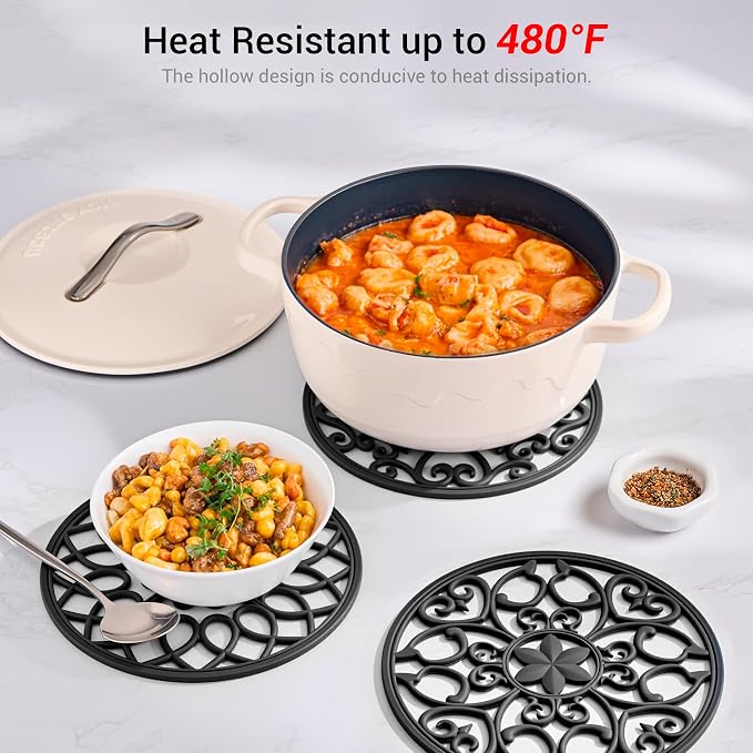 SMARTAKE 3 Set Silicone Trivet Mats - Image 3