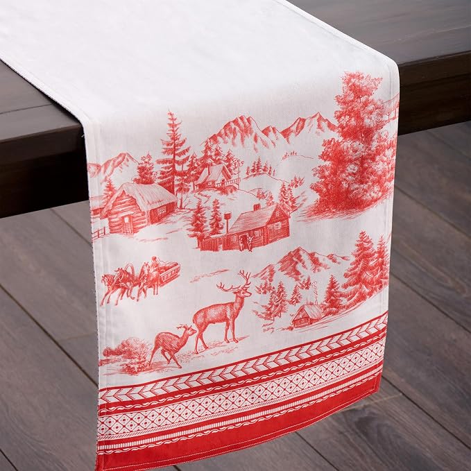 Maison d' Hermine Table Runner 100% Cotton 14.50" x 108" | Table Runners 108 - Image 9