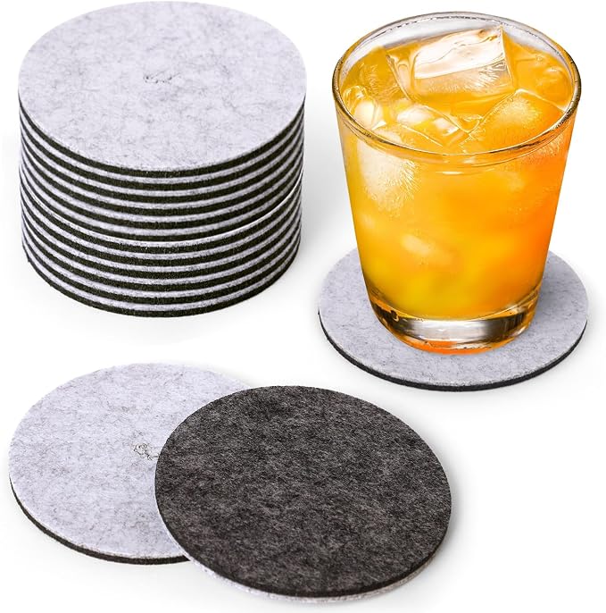 A&A Wonders Premium Felt Coasters by AAWONDERS