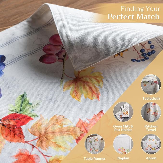 Maison d' Hermine Placemats Set of 4 Reusable 100% Cotton | Cloth Place Mats - Image 5