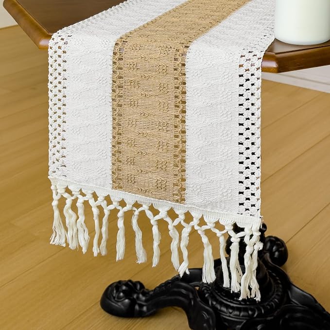 Boho Table Runner for Fall Home Decor - Image 6