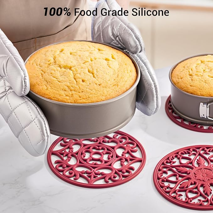SMARTAKE 6 Set Silicone Trivet Mats - Image 6