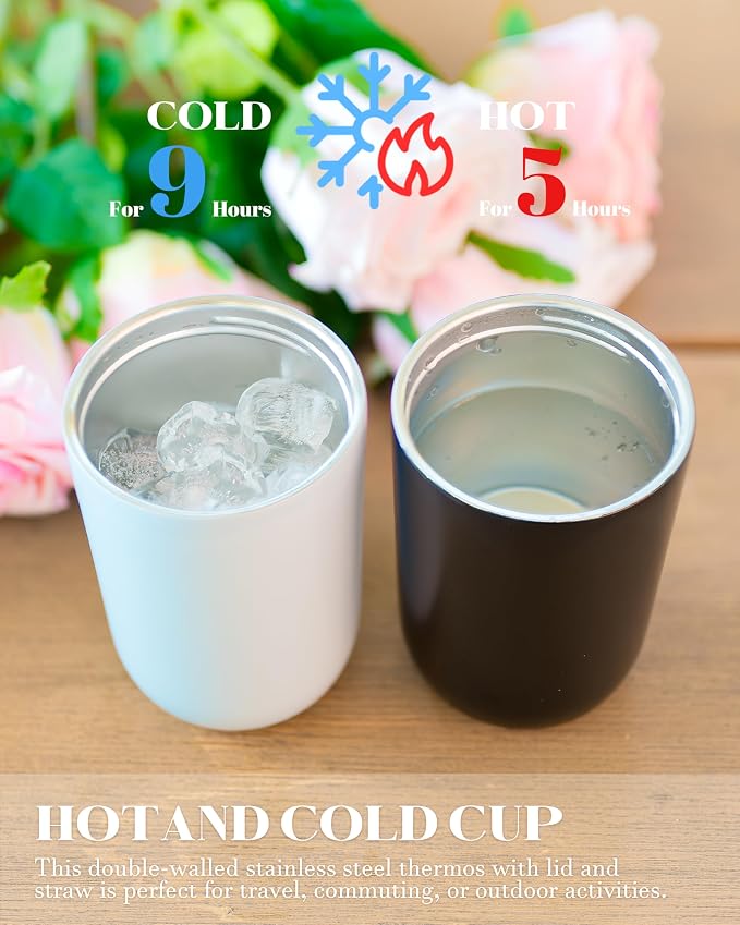 10 oz Insulated Coffee Tumblers, Travel Coffee Tumblers - Image 3