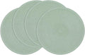 SHACOS Round Placemats Set of 4 Woven Braided Table Placemats 15 inch Cotton by SHACOS