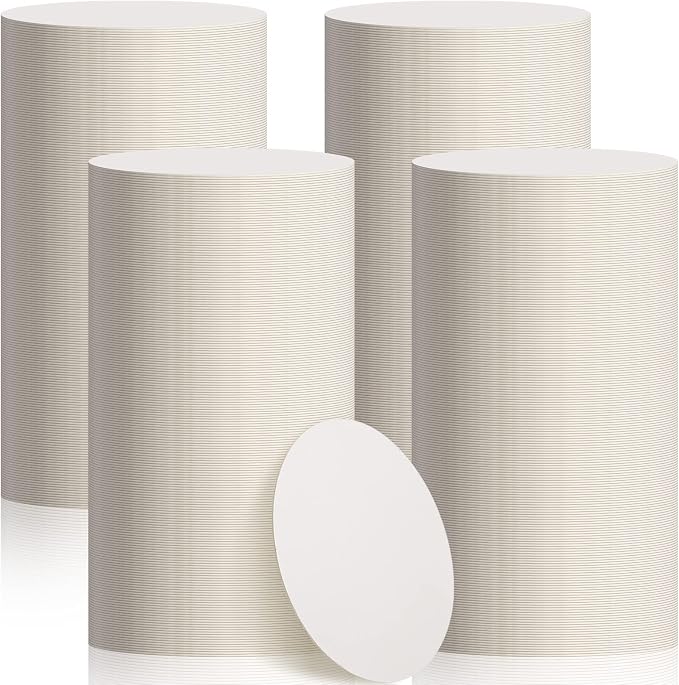 TaoBary 800 Pcs Round Cardboard Paper Coasters Bulk 1mm, 4 Inch Disposable by TaoBary