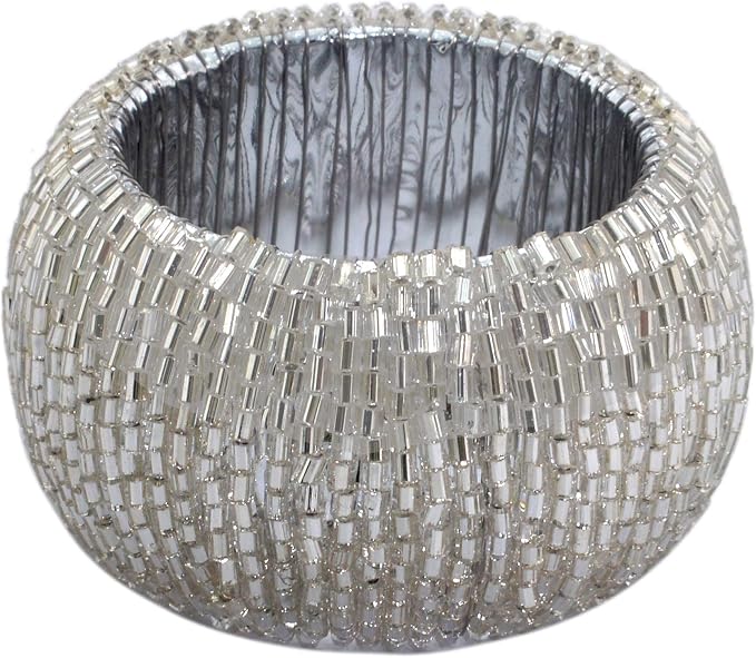 Lightnpro Beaded Napkin Ring Set of 12 - Image 6